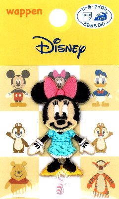キャラクター 刺しゅう ワッペン ミニーマウス （ ワッペン ミニー ワッペン ミニーマウス ワッペン ワッペンミニー ミニーワッペン ワッペン ディズニー アップリケ )