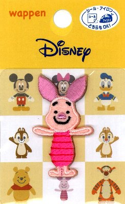 乐天商城 - キャラクター 刺しゅうワッペン くまのプーさん （ ピグレット ) ディズニー （ ワッペン プーさん ワッペン くまのプーさん ワッペン ワッペンプーさん プーさんワッペン ワッペン ディズニー アップリケ )