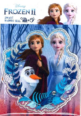 楽天手芸のピロル　生地と雑貨と手芸キャラクター 刺しゅう ワッペン アナと雪の女王2 （ グループ 大 ） （ キャラクターワッペン アップリケ アイロン 刺繍 かわいい おしゃれ マーク キッズ 子供 こども 男の子 女の子 入園 入学 ）