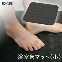 浴室床マット 小 ブラック クッション 入浴 おすすめ マット エクスジェル 福祉用具 介護用品 車椅子 車いす 介護 介助 便利グッズ 入浴 浴室 浴槽 お風...