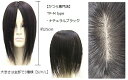 【送料無料】 人毛 100% 部分かつら 分け目 薄毛 ウィッグ リアルな人工皮膚 【TP-Mタイプ 25cm ナチュラルブラック】 さらさら ストレート ロン...