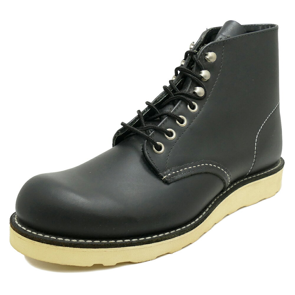 RED WING 8165 Classic Work 6 Round-toeレッドウイング 8165 クラシックワーク 6インチ ラウンドトゥBlack Chrome ブラック クローム