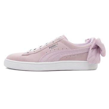 スニーカー プーマ PUMA スウェードBOWアップライジングウィメンズ ピンク/ホワイト レディース シューズ 靴 18FA