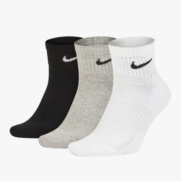 ナイキ NIKE エブリデイクッションクウォーターソックス3P マルチカラー メンズ レディース シューズ 靴