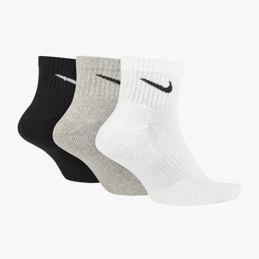 ナイキ NIKE エブリデイクッションクウォーターソックス3P マルチカラー メンズ レディース シューズ 靴