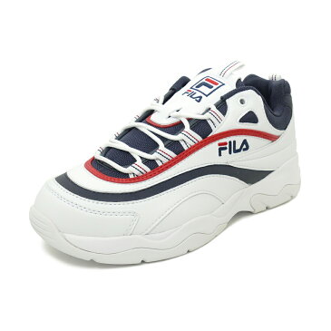 スニーカー フィラ FILA フィラレイ ホワイト/ネイビー/レッド メンズ レディース シューズ 靴 19SS