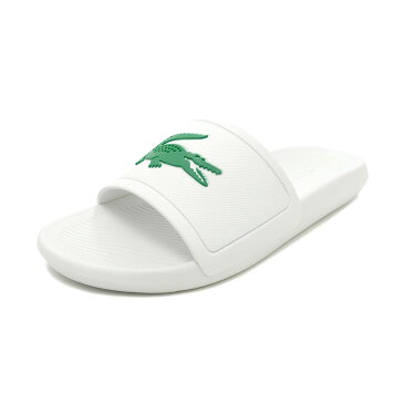 ラコステ LACOSTE クロコスライド ホワイト/グリーン CMA0018-082 メンズ レディース サンダル