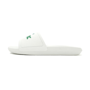 ラコステ LACOSTE クロコスライド ホワイト/グリーン CMA0018-082 メンズ レディース サンダル