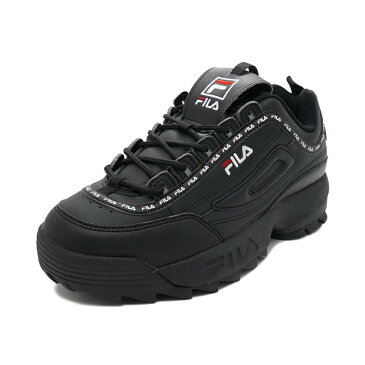 スニーカー フィラ FILA ディスラプター2テイピーテープ ブラック F0494-1092 メンズ レディース シューズ 靴 20SS