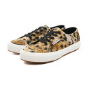 スニーカー スペルガ SUPERGA 2750-FANVELVETW A2B ライトベージュ/レオパード アニマル 1A00DKM0-A2B レディース シューズ 靴
