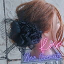 成人式 結婚式 髪飾り バラとリボン 髪飾り7点セット(ブラック) 花 バラ 和装 着物 振袖 袴 前撮り 結婚式 ブライダル リボン ヘッドドレス 浴衣 七五三