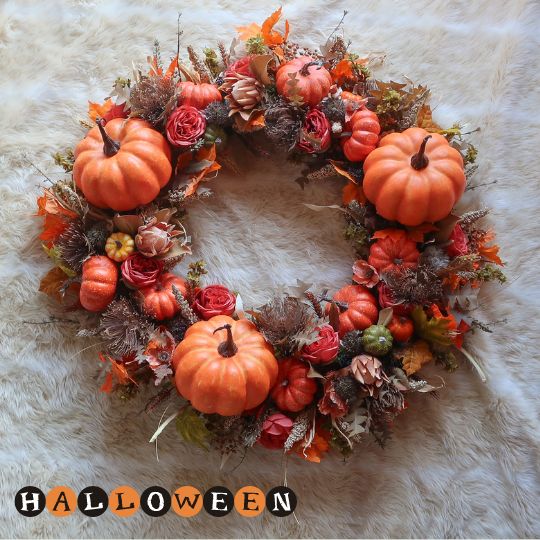 楽天市場】ハロウィン リース(造花|造花・人工観葉植物):花 楽天市場】ハロウィン リース(造花|造花・人工観葉植物):花