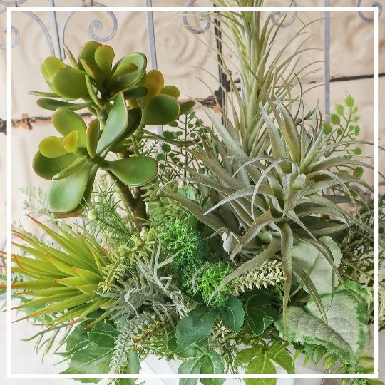 フェイクグリーン 寄せ植え風グリーンアレンジメント 金のなる木 人工観葉植物 フラワーギフト プレゼント ギフト 誕生日 誕生日プレゼント 花 開業祝い 開店祝い 開院祝い 新築祝い 結婚祝い 結婚記念日 母の日 敬老の日