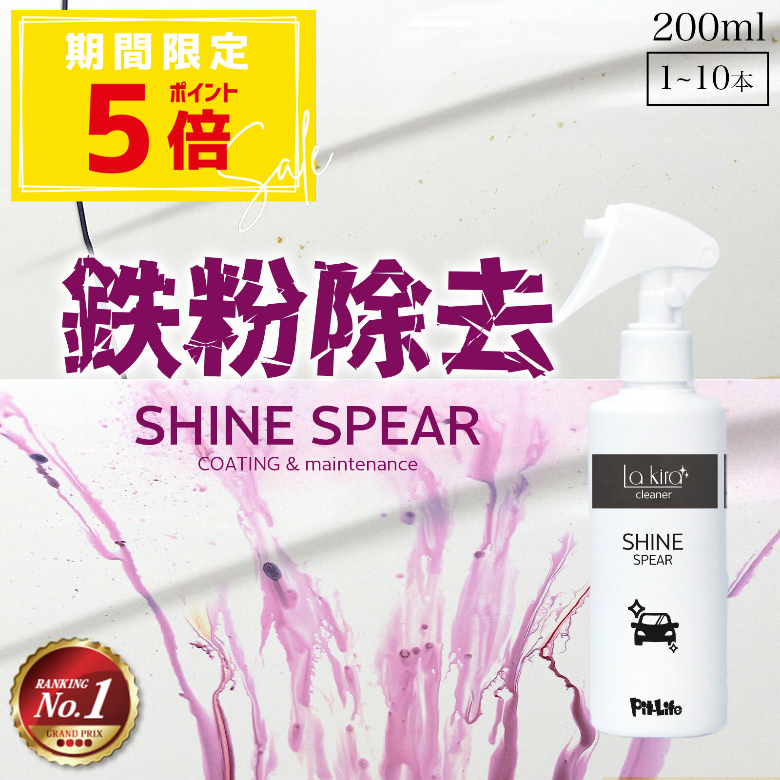 【鉄粉除去剤 中性 日本製】車用 スプレータイプ 業務用 強力 200ml クロス付き 洗車セット 鉄粉取り ボディ ホイール対応 コーティング前 下地処理 ブレーキダスト 除去 口コミ ランキング 洗車用品 スポンジ 詰め替え タオル付属 鉄粉リムーバー 洗車初心者 鉄粉対策