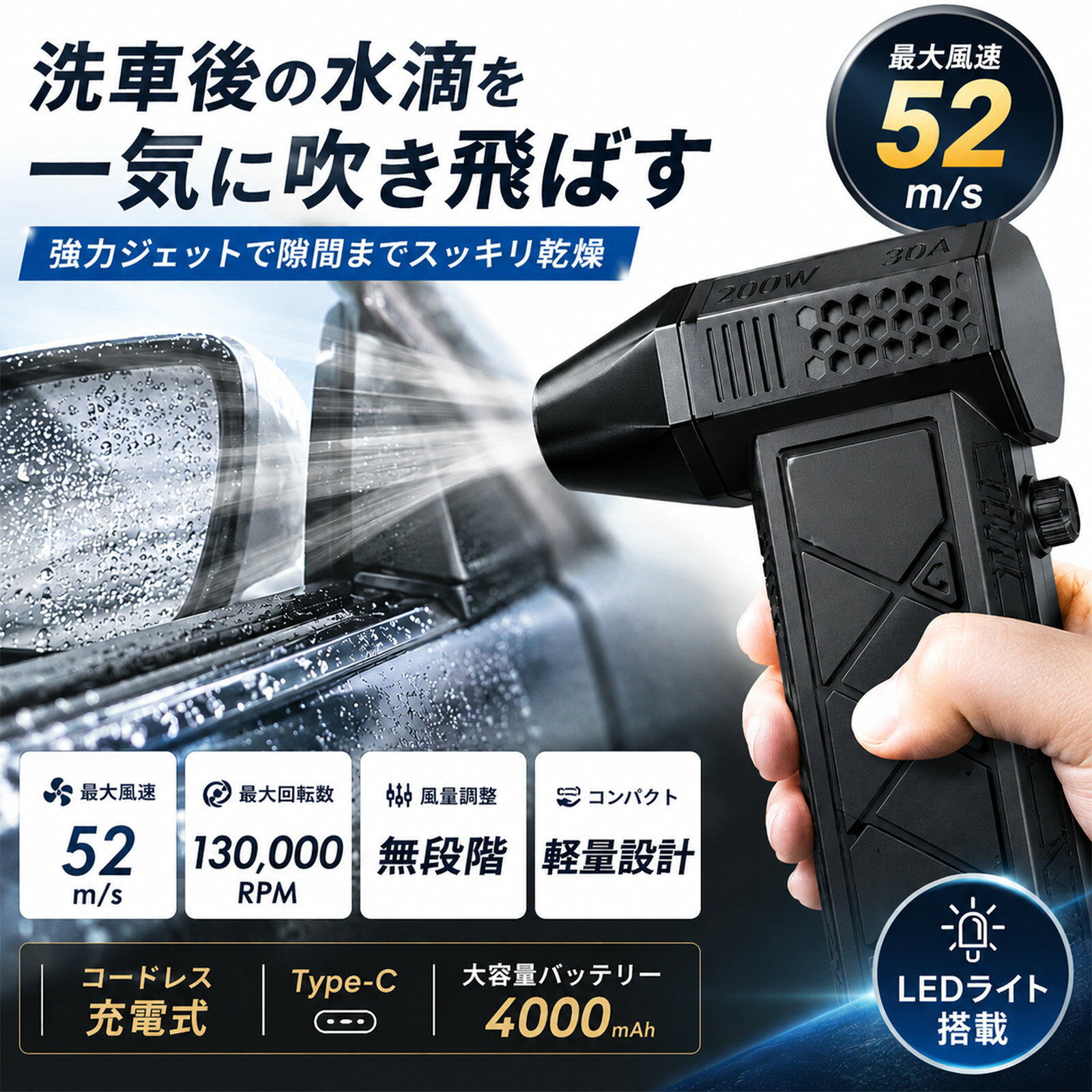 楽天市場】エアダスター 強力（車用品・バイク用品）の通販