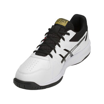 COURT SLIDE(WHITE/BLACK)【ASICS】アシックステニスシューズ オールコート用 19SS (1041A037)*27