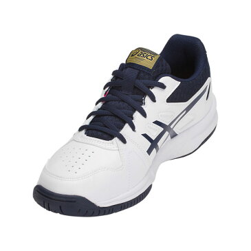 COURT SLIDE(WHITE/PEACOAT)【ASICS】アシックスオールコート用 19SS (1042A030)*27