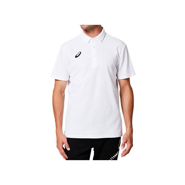 ASQR3 ポロシャツ(ブリリアントホワイト)【ASICS】アシックス(2031A652)*26