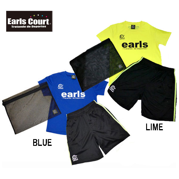 ジュニアトレーニング2点セット（帽子なし）【Earls court】アールズコートJR サッカーウェア（ECJ-ST001WAKE）