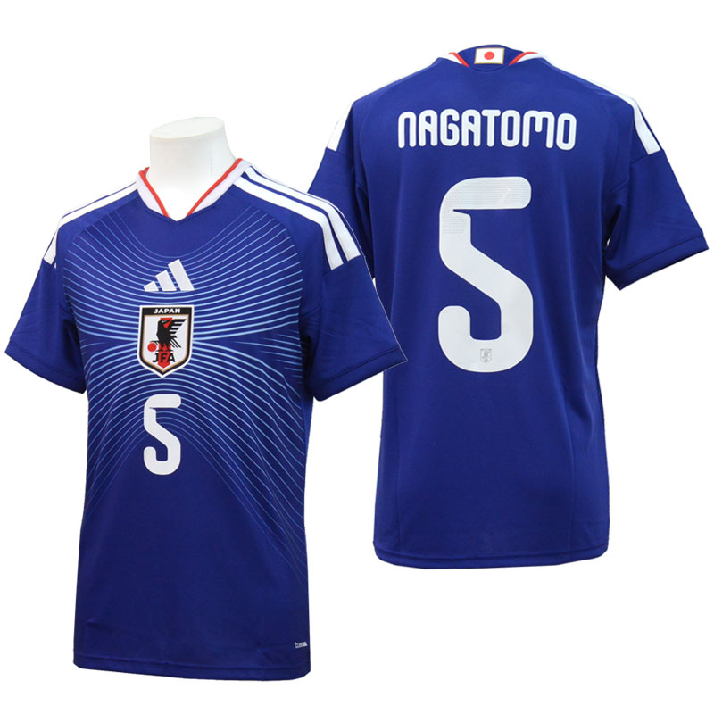 アディダス adidas アディダス サッカー日本代表 2026 ホーム レプリカ ユニフォーム 背番号5 長友佑都..