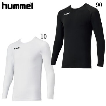 あったか丸首インナーシャツ【hummel】ヒュンメルアンダー（インナー）シャツ19FW (HAP5148C)*29