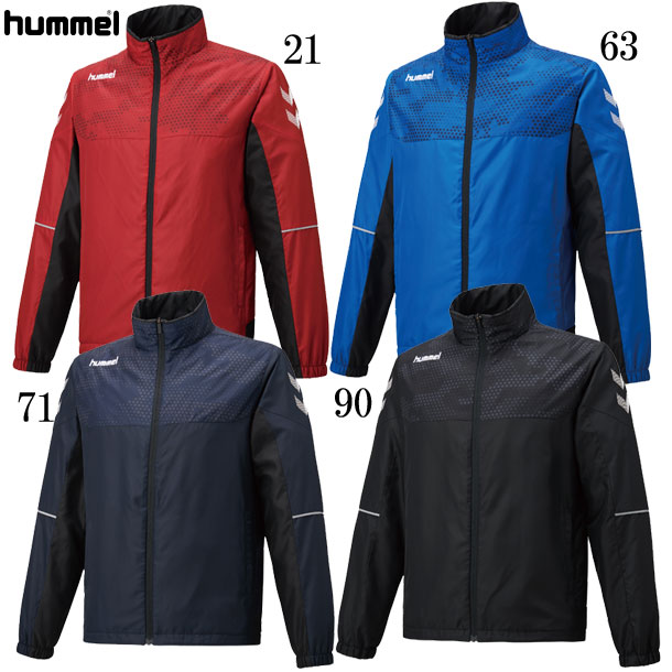 ウィンドブレーカージャケット【hummel】ヒュンメルウィンドブレーカーシャツ19FW (HAW2076)