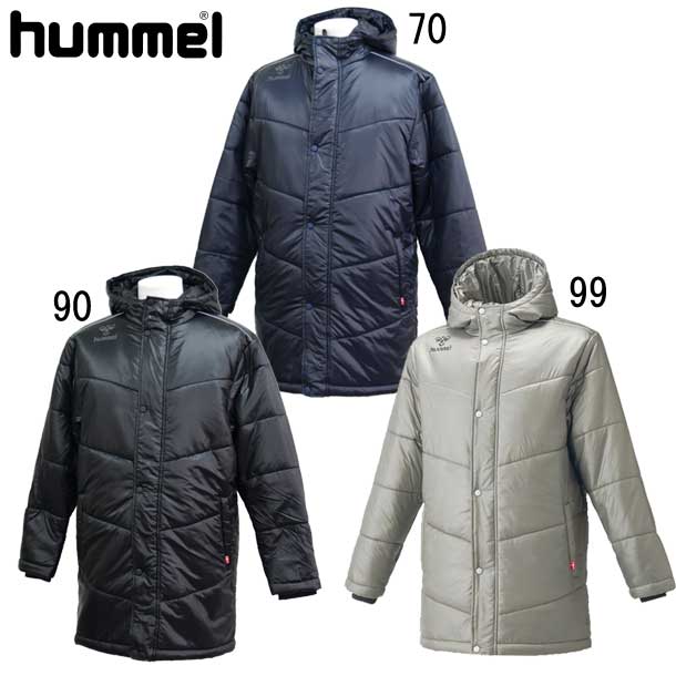 中綿ハーフコート 【hummel】ヒュンメル ● ウェア コート 　ベンチコート (HAW8080)*63