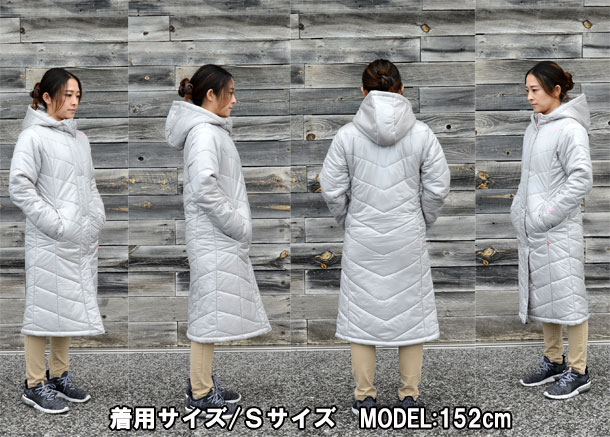 ピットスポーツ限定 レディース パデッドロングコート【hummel】ヒュンメルピットスポーツ コラボ商品中綿 ベンチコート(HLW8081KM)バーゲン サッカー 用品 セール