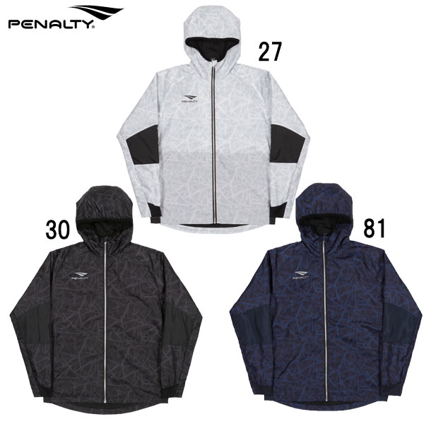 ウォーマーフードジャケットpenaltyペナルティサッカーフットサルウェア中綿ジャケット21FW（P