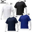 ミズノ MIZUNOベースボールシャツ 丸首野球 ウェア ベースボールシャツ(12JC9L38)(4)
