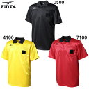 ミズノ公式 レフリーシャツ 半袖 サッカー ユニセックス ブラック