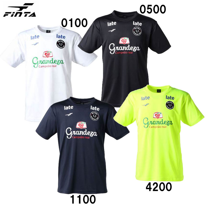 フィンタ FINTA プラクティスTシャツ サッカー フットサル ウェア 半袖 プラシャツ 22SS (FT8733)