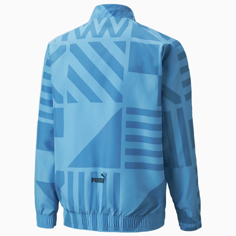 プーマ PUMA キッズ マンチェスター シティー MCFC プレマッチ ジャケット JR ジュニア サッカー レプリカウェア ジャケット 22FW (767786-10)バーゲン サッカー 用品 セール