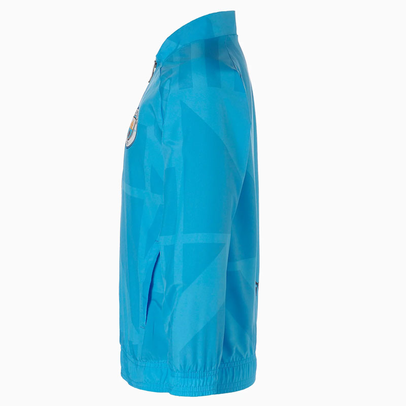 プーマ PUMA キッズ マンチェスター シティー MCFC プレマッチ ジャケット JR ジュニア サッカー レプリカウェア ジャケット 22FW (767786-10)バーゲン サッカー 用品 セール