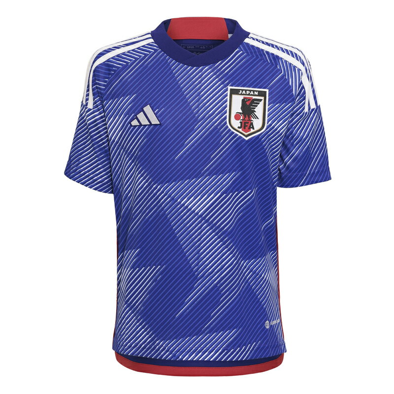 アディダス adidasサッカー日本代表2022 キッズ ホーム レプリカ ユニフォーム JAPAN HOME KIDS JERSEY日本代表 ウェア プラシャツ22FW(IH246-HC6299)セール サッカー 用品 セール