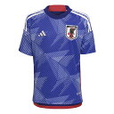 アディダス adidasサッカー日本代表2022 キッズ ホーム レプリカ ユニフォーム JAPAN HOME KIDS JERSEY日本代表 ウェア プラシャツ22FW(IH246-HC6299)