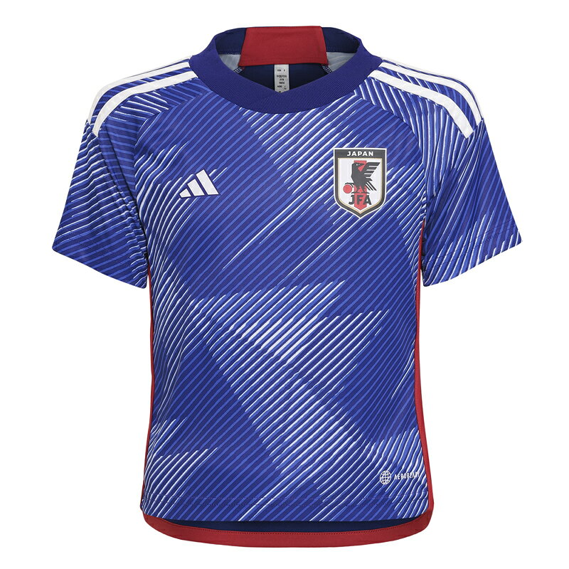 アディダス adidasサッカー日本代表2022 ホーム ミニキット / JAPAN HOME MINI KIT日本代表 キッズ ウェア プラシャツ22FW(KO427-HC6300)通販 サッカー 用品 セール