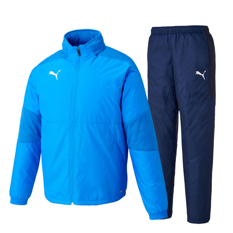 プーマ PUMA TEAMFINAL 21 PADDED ジャケット パンツ トレーニングウェア 上下セット 防寒 (657122/657123)