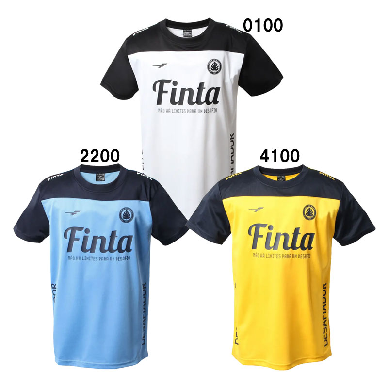 フィンタ FINTA JR プラクティスシャツ ジュニア サッカー フットサル ウェア プラシャツ 23SS (FT8950) 1