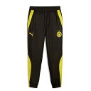 プーマ PUMA ドルトムント 23/24 プレマッチ ウーブンパンツ サッカー レプリカウェア 23AW(771800-02)