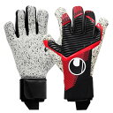 uhlsport (ウールシュポルト) パワーライン スーパーグリップ+ ハーフネガティブ サッカー キーパーグローブ 23FW (1011304-01) 1