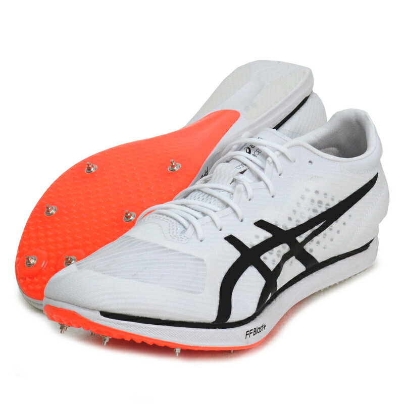 アシックス asics COSMORACER MD 3 (コスモレーサー MD 3) 陸上スパイク 中距離専用 (400m～1,500m) 24SS (1093A221-100)