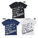 ニューバランス スポーツウェア ニューバランス newbalance Tenacity ビッグロゴ ショートスリーブTシャツ スポーツウェア Tシャツ トレーニングウェア 24SS(AMT31078)