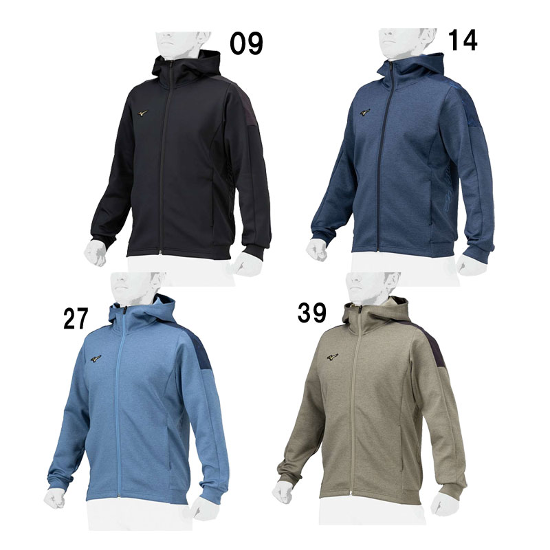 ミズノ MIZUNO ミズノプロ ストレッチスフーディ ユニセックス 野球 ウェア スウェット 24AW (12JEBK79)