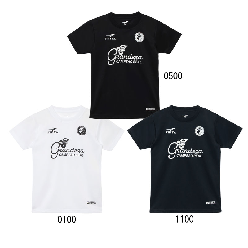 フィンタ FINTA ジュニア GDZ プラTシャツ サッカー フットサル ウェア 25SS (FT4454)