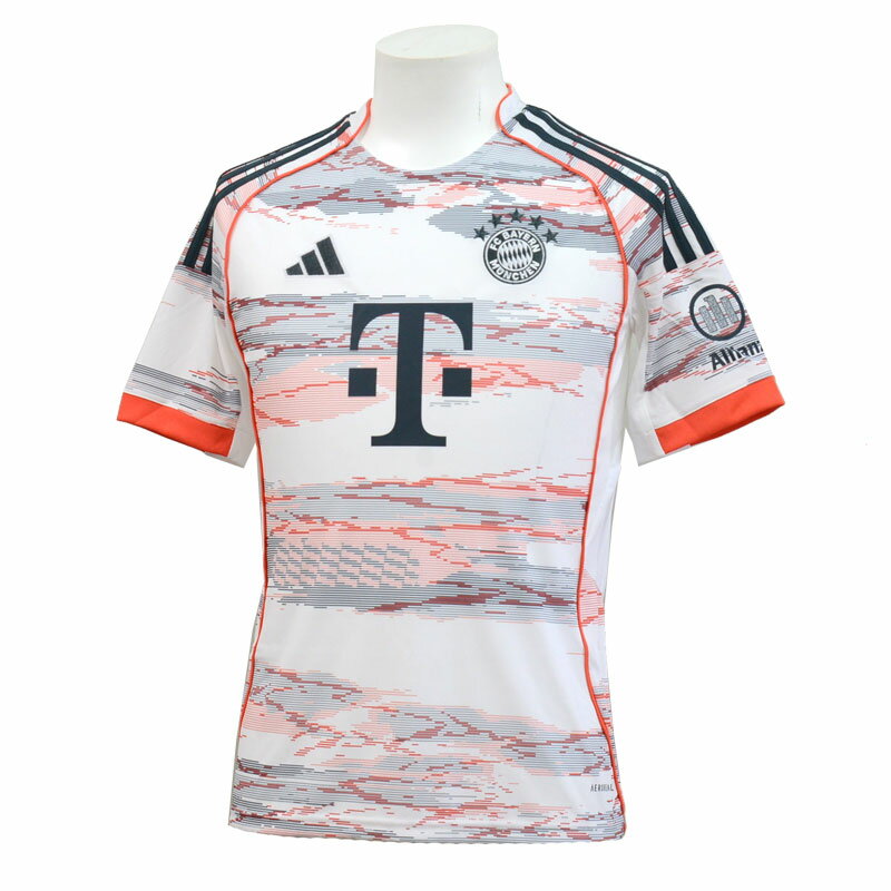 アディダス adidas FCバイエルン 25/26 キッズ アウェイユニフォーム ジュニア サッカー レプリカウェア 25FW(KPC77-JN8524)