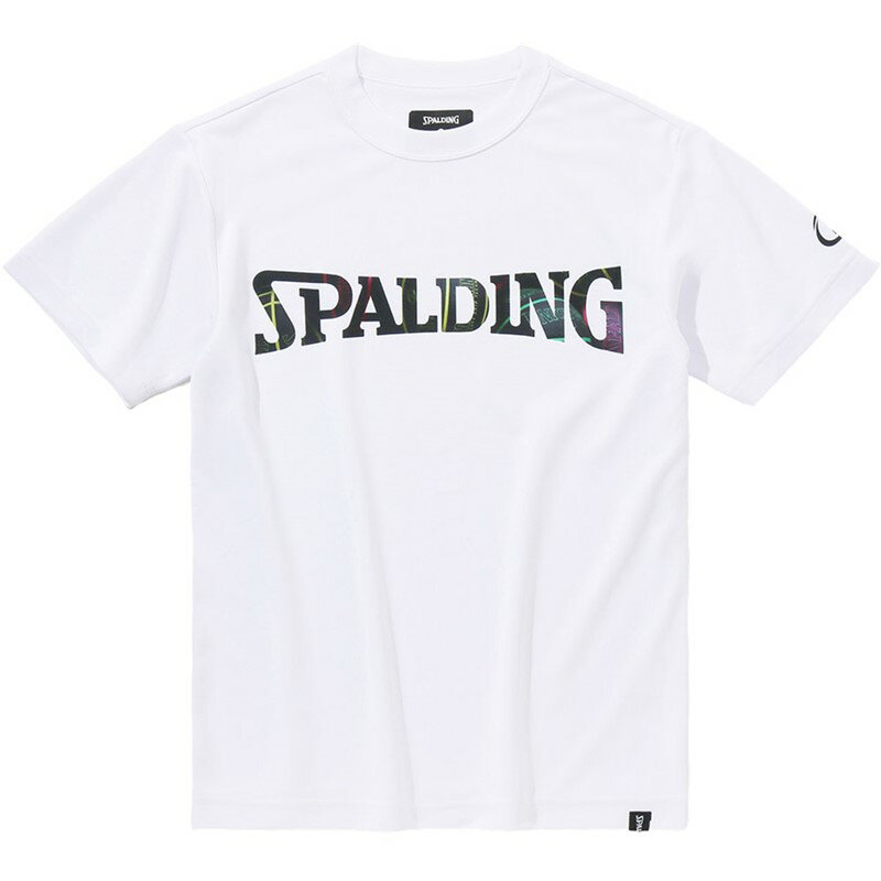 spalding(スポルディング)JR Tシャツ ボールプリント ロゴバスケットTシャツ J(sjt23154-2010)