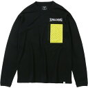 spalding(スポルディング)L/S T ポケット ホログラム ワードマバスケット長袖Tシャツ(smt23101-1000)