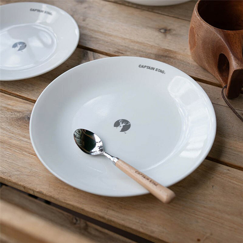 captainstag(キャプテンスタッグ)*コレール プレート 21.5CM(WH)アウトドア 食器類...