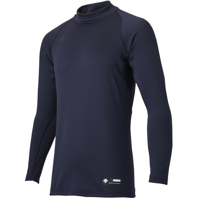 デサント(descente)ハイネツク長袖 アンダーシヤツ野球 ソフト アンダーTシャツ(std658b-dnvy)
